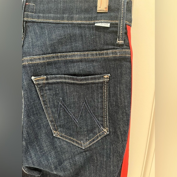 Mother Insider Crop Step Fray speed racer jeans 25 - Picture 11 of 14